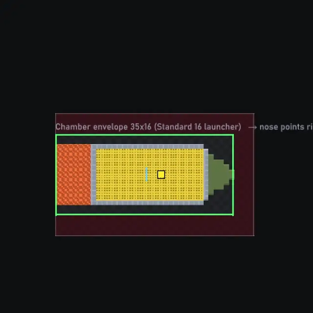 The Round Designer: a round painted pixel by pixel, then fired across the range into its target